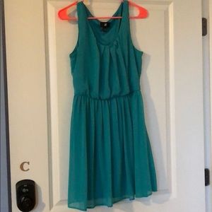 Turquoise dress